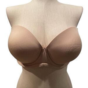 Wacoal Womens Red Carpet Full Figure Underwire Strapless Bra 42DD Nude 854119